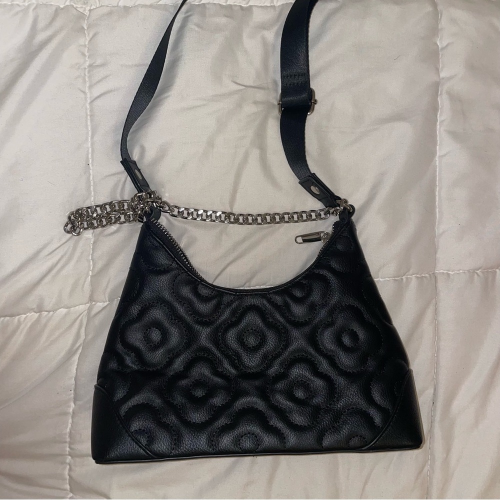NEW! Wild Fable black mini shoulder bag with floral print